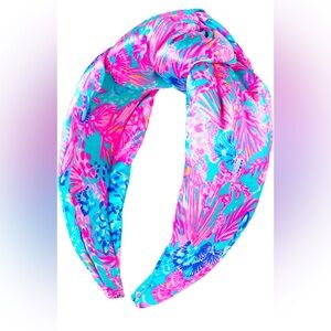 Lilly Pulitzer NWT 3“ headband knotted, (top knot detail) Splashdance